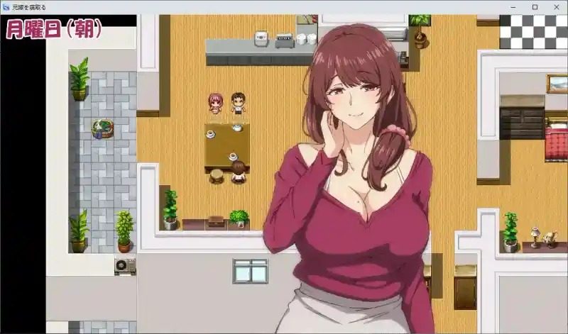NTR兄妻~胁迫下嫂子沉沦的淫荡秘密 官方-失败 实机画面 预览图 2